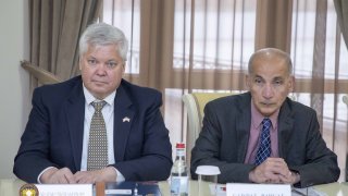 Representatives of Management and Teaching staff of Near East South Asia Center for Strategic Studies (NESA) at the RA Investigative Committee; Cooperation Arrangements in Training Field Achieved (photos)